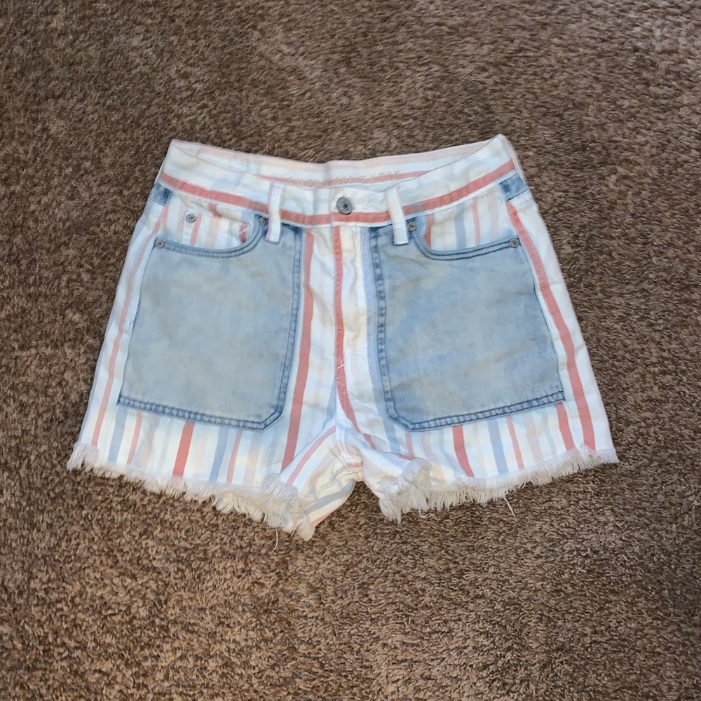 AEO striped shorts